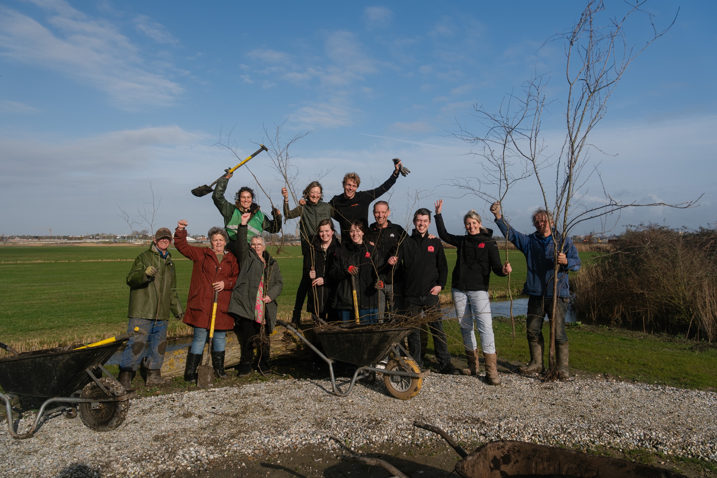 Bomen planten Dunavie Valkenhorst