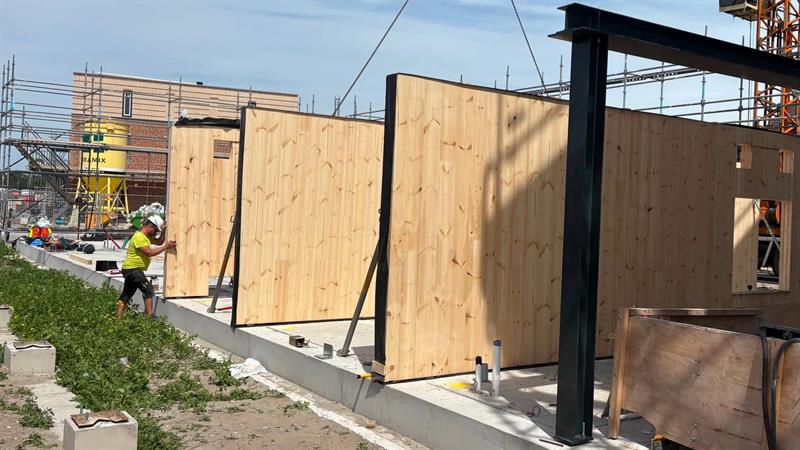 Houten elementen Nieuw Boekhorst duurzame nieuwbouw Stek Wonen