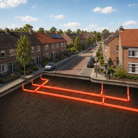 Warmtenet in een woonwijk_vierkant