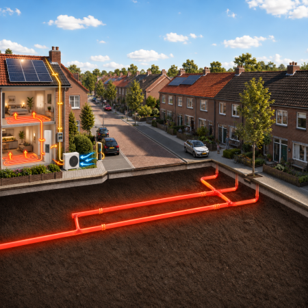 Warmtetransitie - warmtenet en volledige elektrificatie met warmtepomp